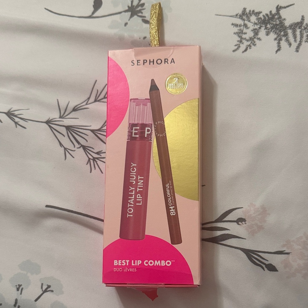 Sephora Totally Juicy Lip Tint & Lip Liner - Bright Pink